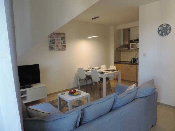 Salon z aneksem kuchennym