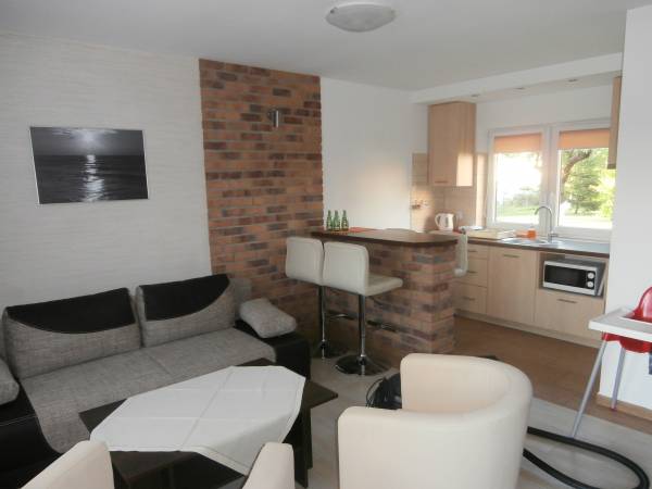 Domek - apartament piętrowy : salon