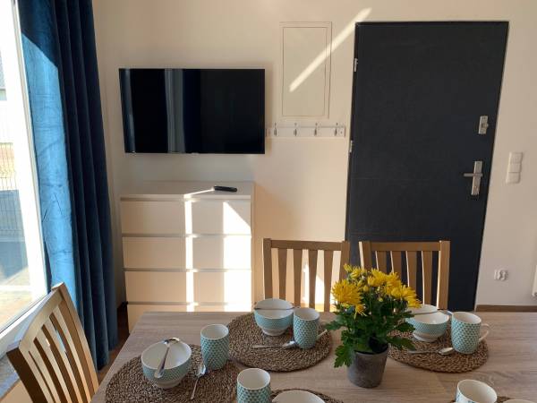 Salon połączony z aneksem kuchennym