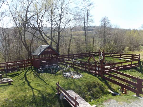 ogród dla gości zdomku