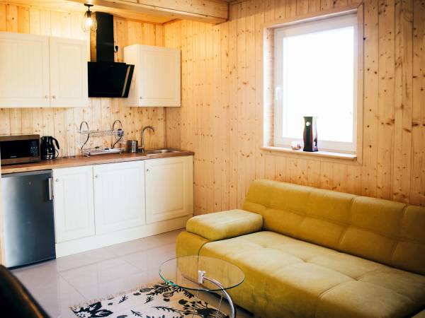 Domki Comfort + comfort wellness zone (sauna- jacuzzi)