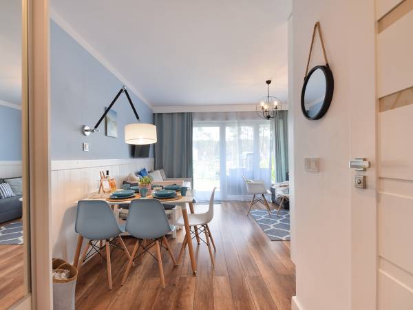 Apartament Blue z ogródkiem 