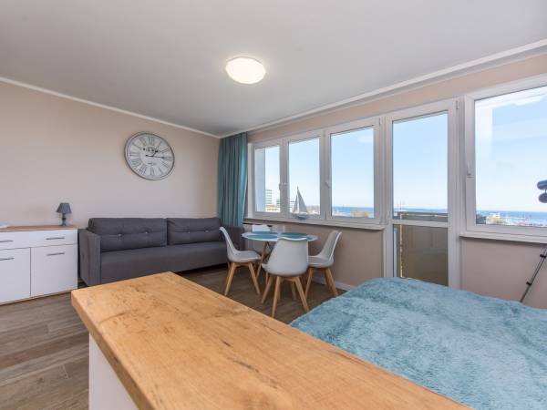 Avis Apartments Gdynia z widokiem na morze