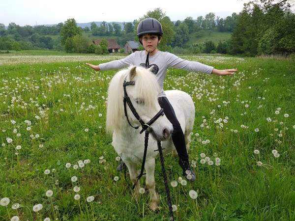 I na kucyku w terenie