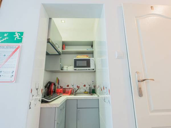 Widok na aneks kuchenny na 2-gim piętrze.