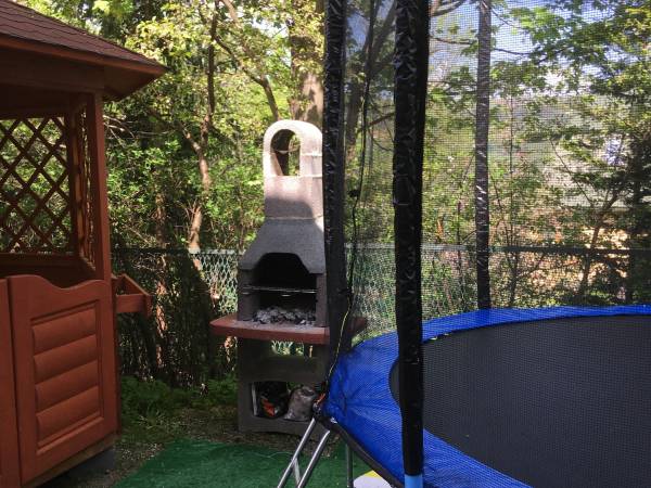 Trampolina i grill dla gości