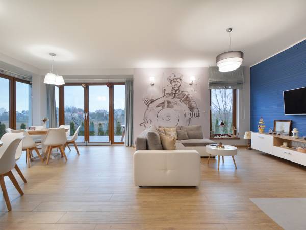 Kubryk jadalnia i salon