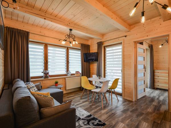 Apartament I - salon z aneksem