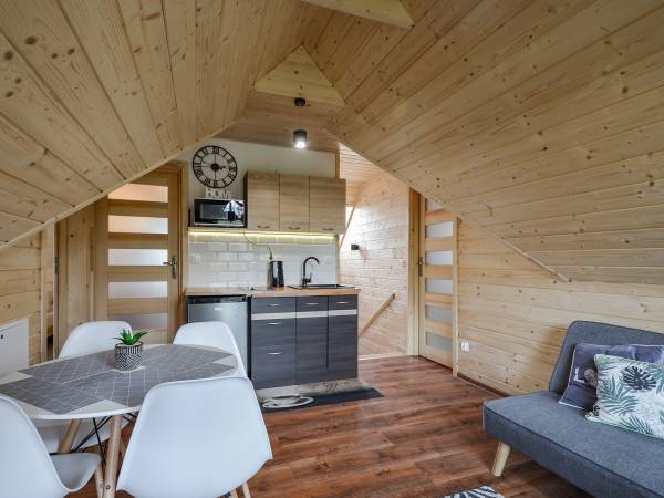 Apartament II - salon z aneksem