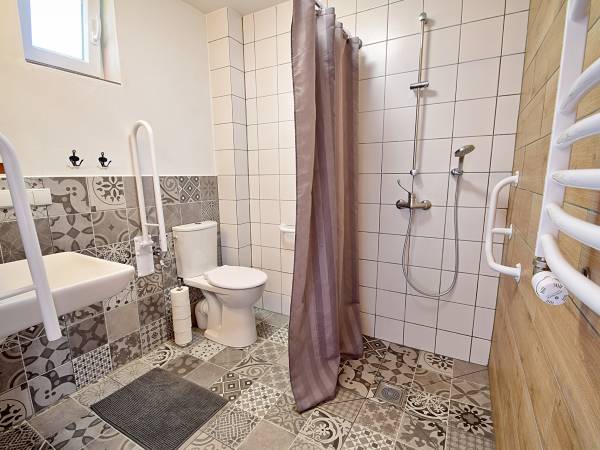 Łazienka przystosowany dla osób z niepełnosprawnościami