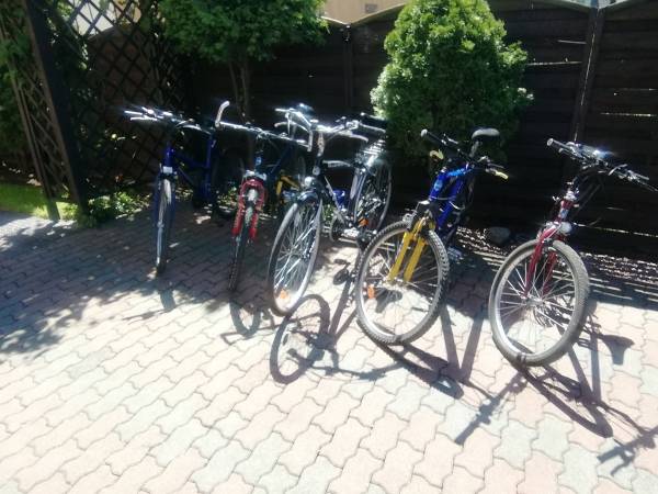 Darmowe rowery dla gości.