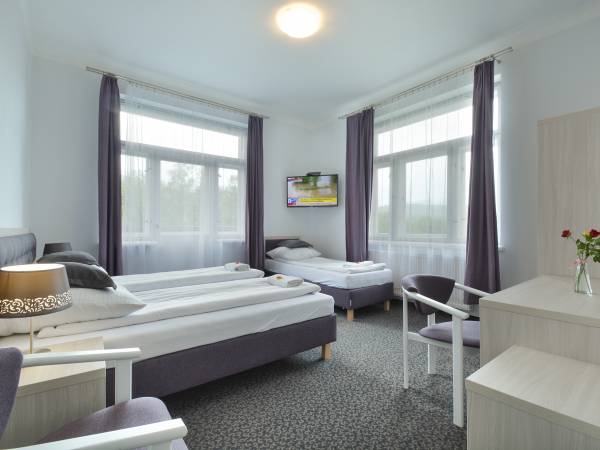 Pokój 3 osobowy z wyjściem na taras.