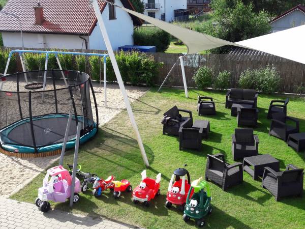 trampolina z niskim wejściem