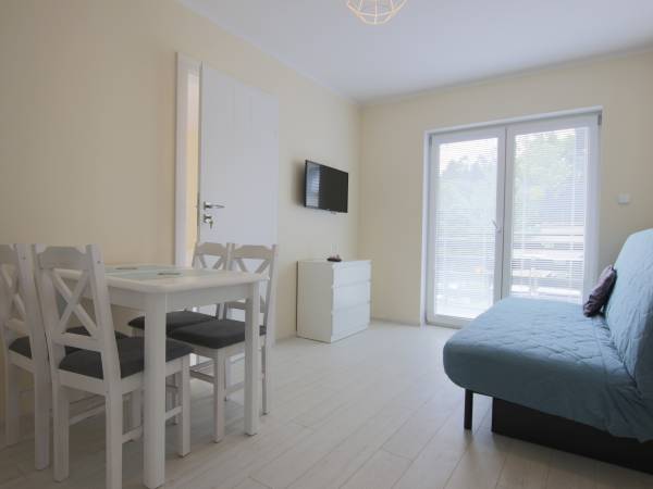 Studio z aneksem i oddzielną sypialnią