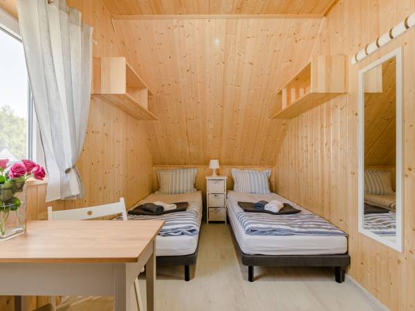 sypialnia 4 osobowa w domku 12 osobowym