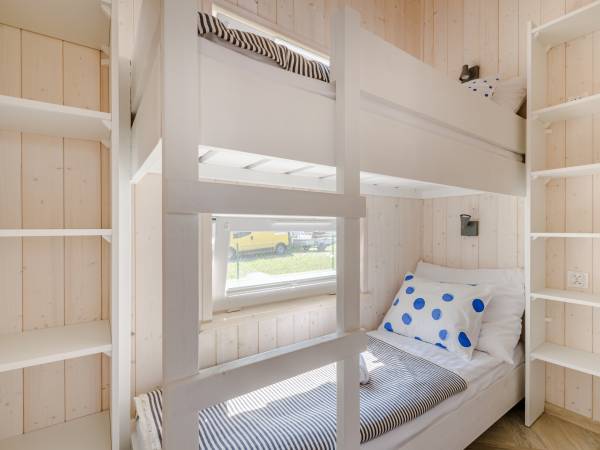 łóżka piętrowe w domku 8 osobowym