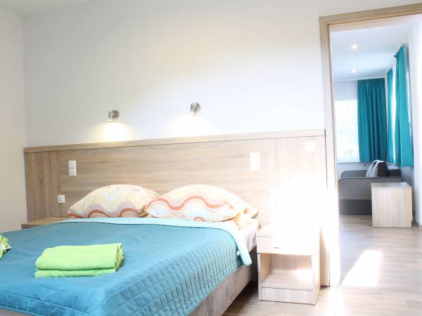 sypialnia - apartament na Warszawskiej