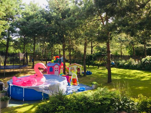 Dom nad jeziorem na Mazurach