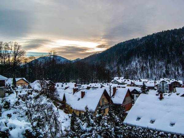 Widok z balkonu I piętro