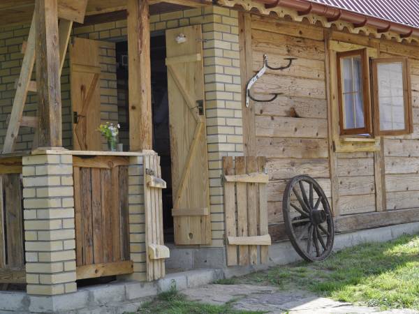 Drewniany domek z piernika