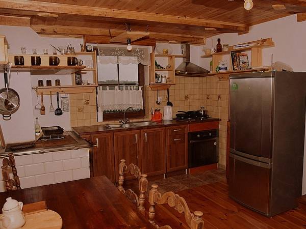 Drewniany domek z piernika