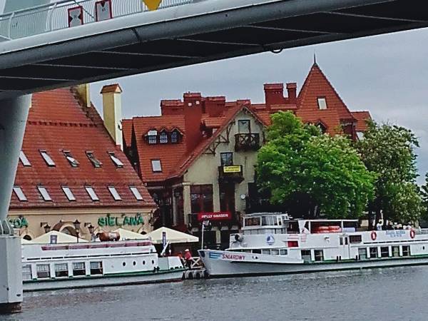 Mikołajki/ marina/ ok. 10 min. pieszo