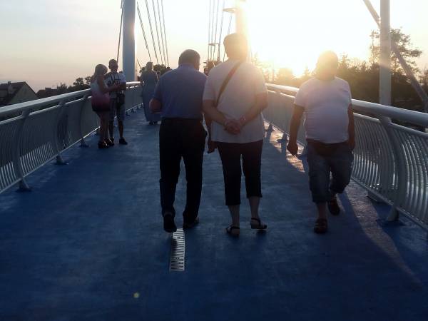 Most dla pieszych - ok. 8 min pieszo