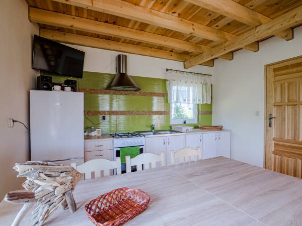 Domek 6 osobowy Salon z aneksem kuchennym