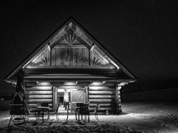 Altana wieczorową porą