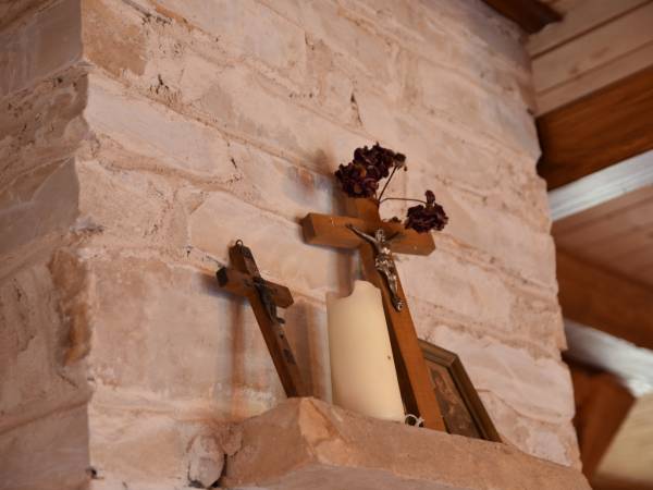 Drewniany domek z piernika