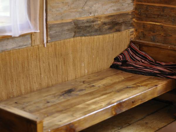 Drewniany domek z piernika