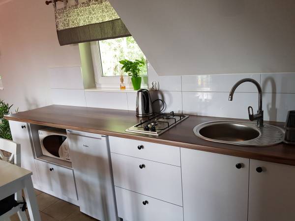 Apartament dwupokojowy z częścią kuchenną