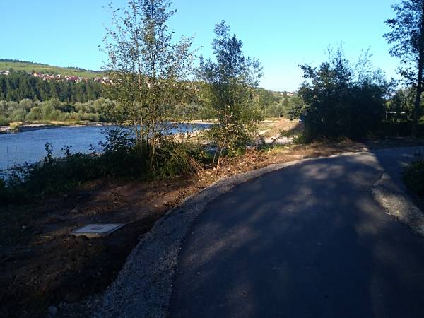 nowe trasy rowerowe nad Dunajcem i wokól zalewy Czorsztyńskiego