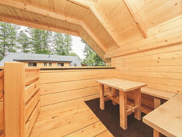 Taras przy apartamencie górnym