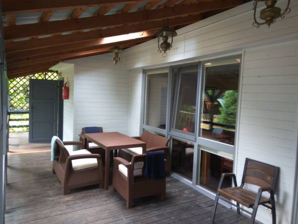 Myśliwska 36 - taras domku 8 os.