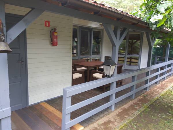 Myśliwska 36 - taras domku 8 os.