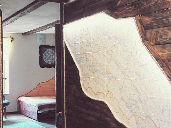 mapa w m. z kominkiem