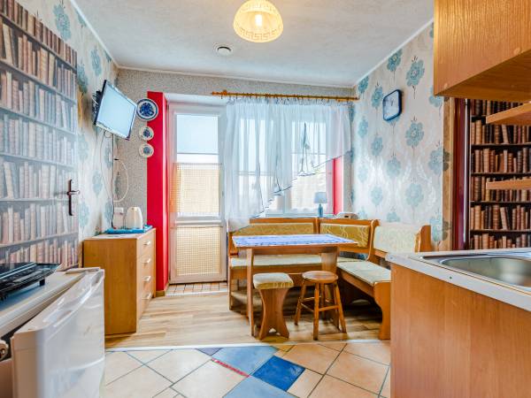 apartament błękitny 7 osobowy z 2 sypialniami- kuchnia