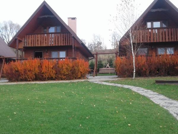 Całoroczne domki z kominkami