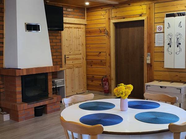 parter - salon z kominkiem