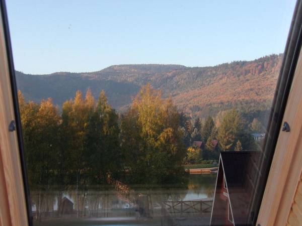 widok z okna z salonu