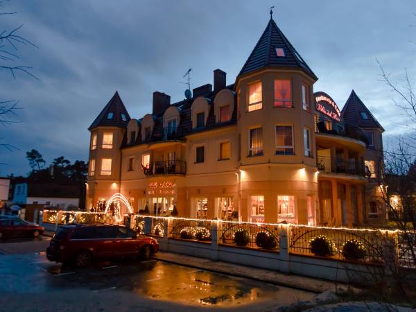 Villa del Mar wieczorem