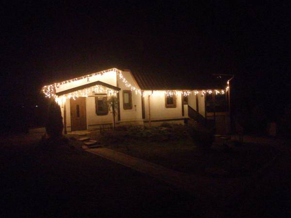 Drewniany domek z piernika