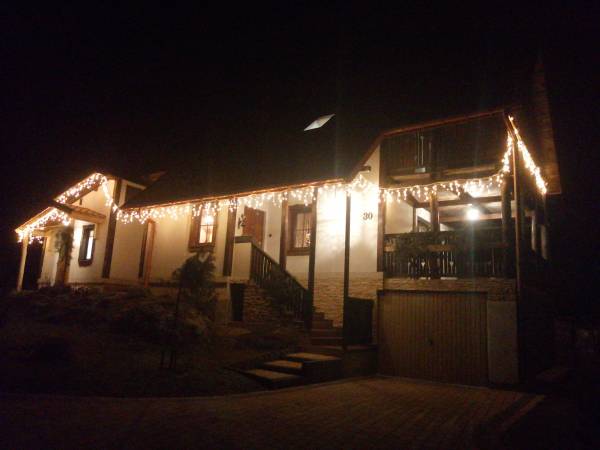 Drewniany domek z piernika