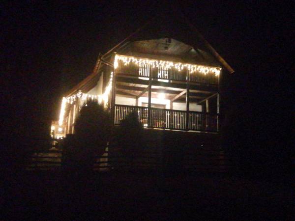 Drewniany domek z piernika