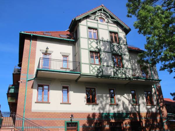 Pensjonat Amor centrum Krynicy Morskiej blisko mola 