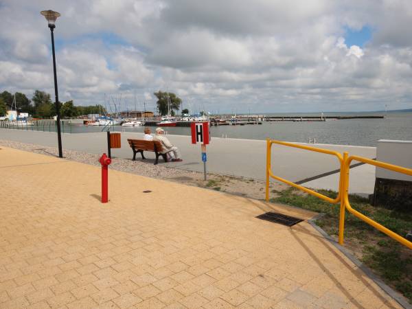 Widok na Zalew Wislany