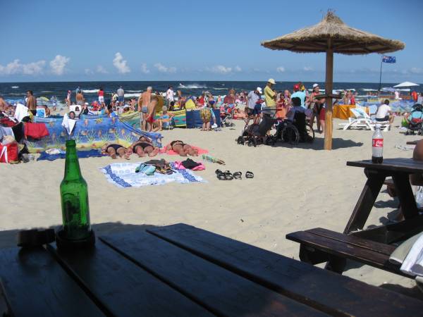 piekna szeroka plaza w Krynicy