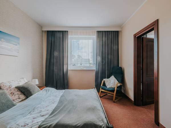 Apartament parter- sypialnia.