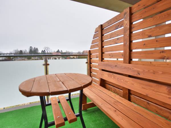 balkon w nowym obiekcie